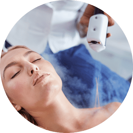 Cryotherapy On Female Patient — Skin Doctor in Woy Woy, NSW